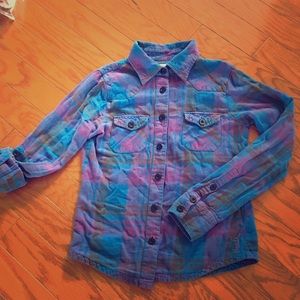 O’Neill flannel plaid button down